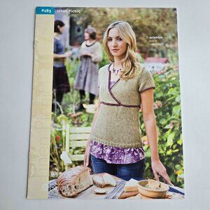Berroco Linen Picnic Knitting Pattern Booklet #285